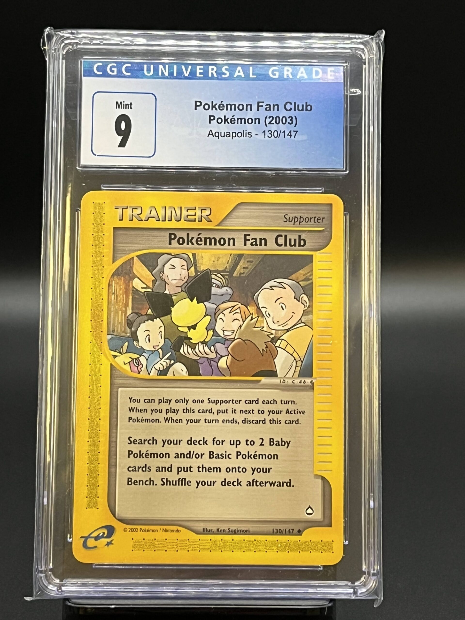 Pokémon POKEMON FAN CLUB Trainer 130/147 Aquapolis - Played 🍒